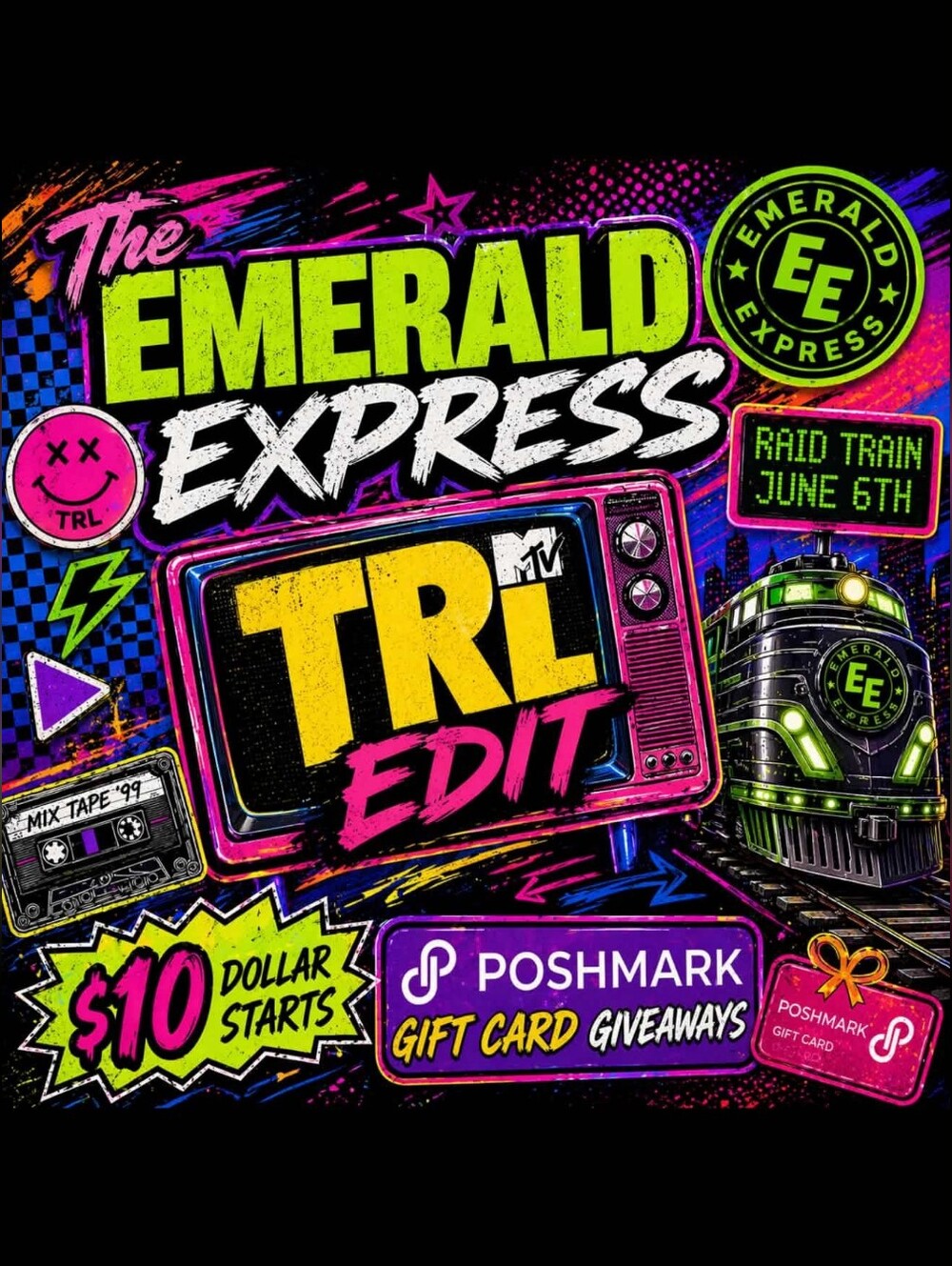 🚨Greeneyediva78🚨6/6💚🚂The Emerald Express TRL EDIT 💚🚂 - Picture 2 of 15